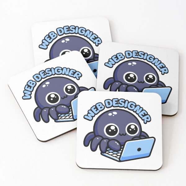 Item preview, Web Designer! Cute Spider Pun designed and sold by PMCreative.