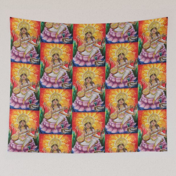 Item preview, Goddess Saraswati 2 designed and sold by umasharda.