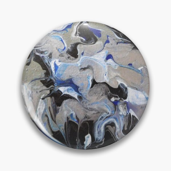 Aperçu de l'œuvre Bleu et Argent Free Flow créée et vendue par cmag13.