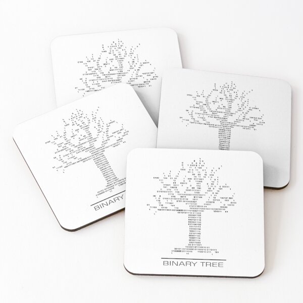 Item preview, Binary tree straight - white designed and sold by Warrioll.