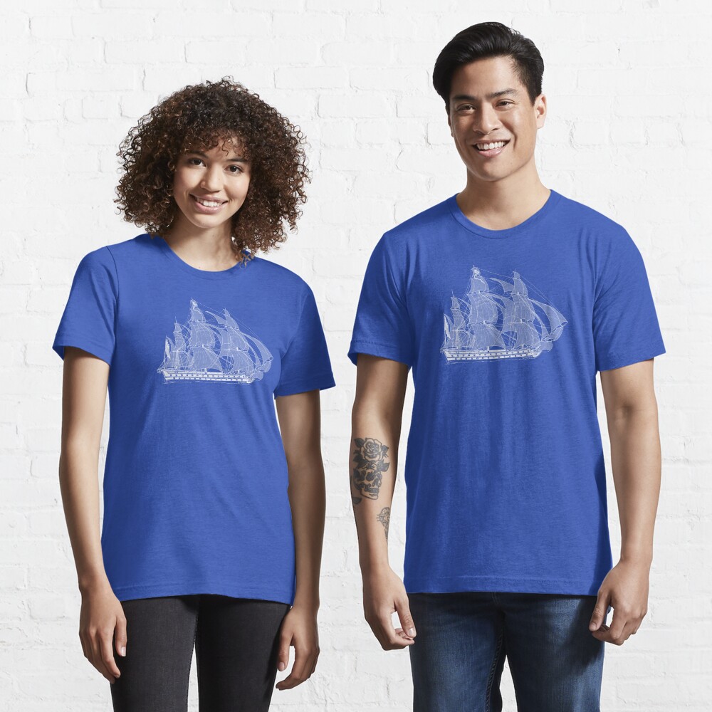 Vista previa del artículo con la obra «Camiseta esencial», diseñado y vendido por Sintes.