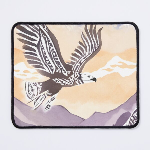 Item preview, Tribal eagle watercolor pattern designed and sold by AKRE R.
