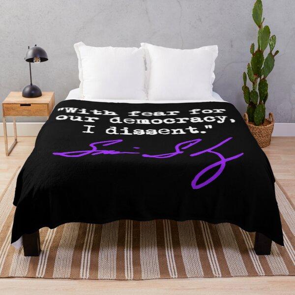 Item preview, With fear for our democracy, I dissent. - Justice Sotomayor (purple/WHITE) designed and sold by Thelittlelord.