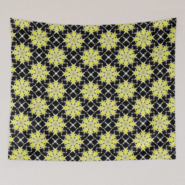 Item preview, Bizarre Geometric Seamless Pattern Yellow White Black designed and sold by taiche.