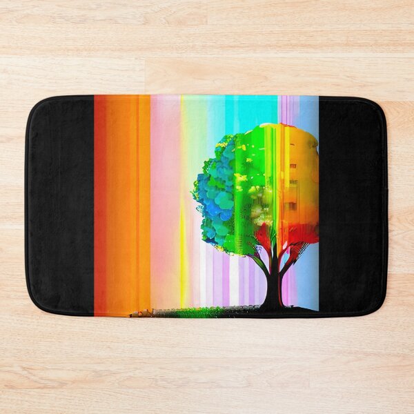 Item preview, Rainbow Colored Tree and Sky designed and sold by Marymarice.