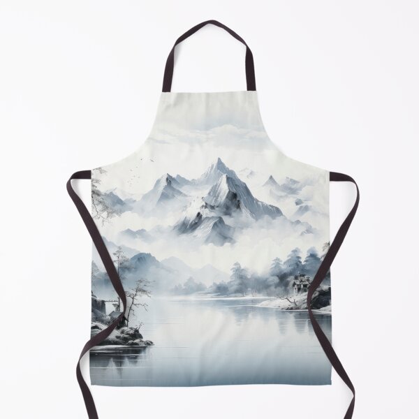 Item preview, Chinese Ink Painting Swiss Alps designed and sold by Shutter-Dragon.
