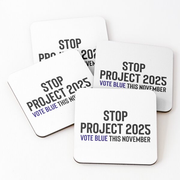 Item preview, Stop Project 2025 - VOTE BLUE designed and sold by cmplxsimplemnds.