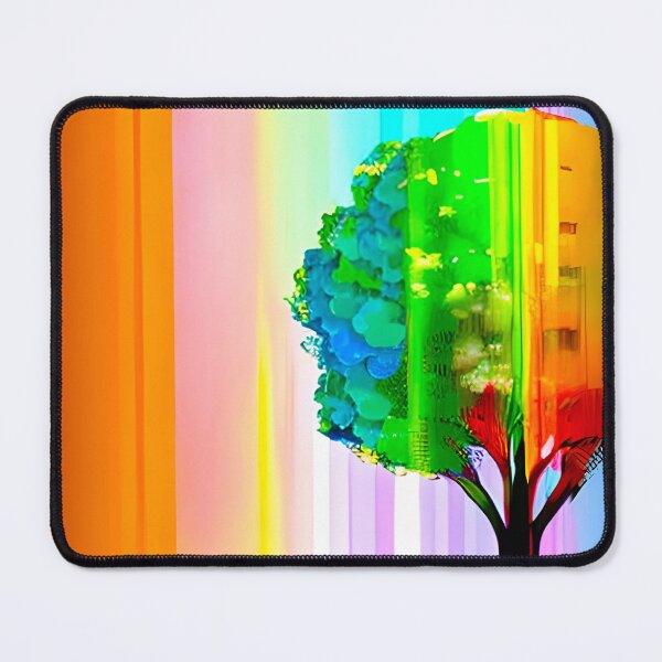 Item preview, Rainbow Colored Tree and Sky designed and sold by Marymarice.