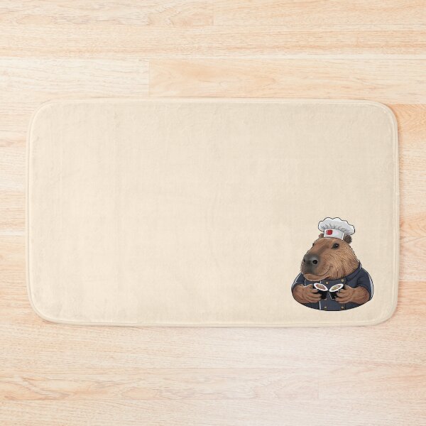 Item preview, Capybara Sushi Master - Funny Capybara designed and sold by canvadreamer444.