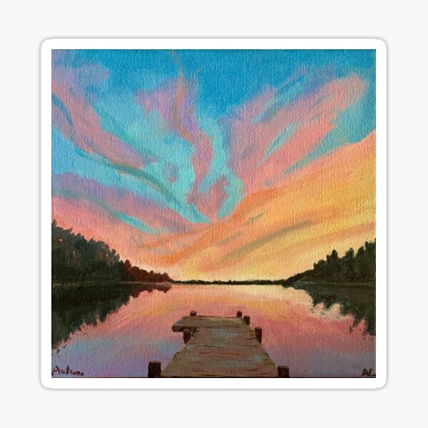Item preview, Dock at Sunset designed and sold by FatBearAutumn.