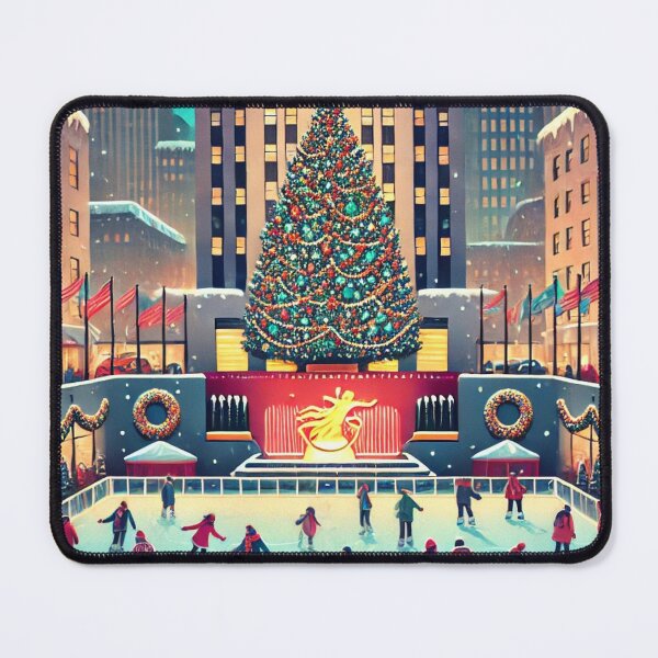 Item preview, Christmas NEW YORK USA Digital Art TravelPoster designed and sold by TravelMarvel.