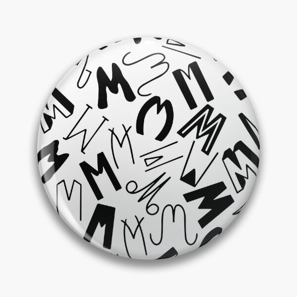 Item preview, Hand drawn Letter M pattern designed and sold by AusraB.