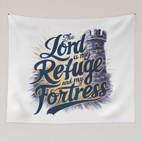 Item preview, THE LORD IS MY FORTRESS PSALM 91 designed and sold by Obinne.