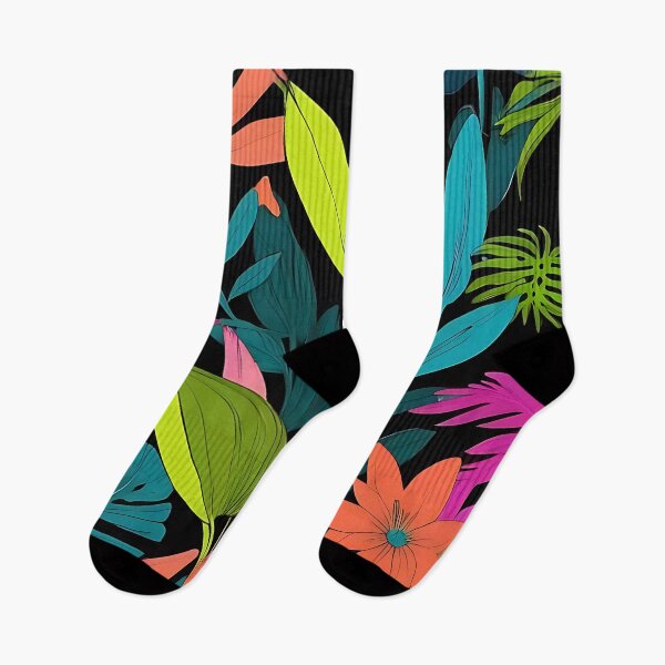 Item preview, Vibrant Flora, Neon Botanical Design designed and sold by SportyAndArtful.