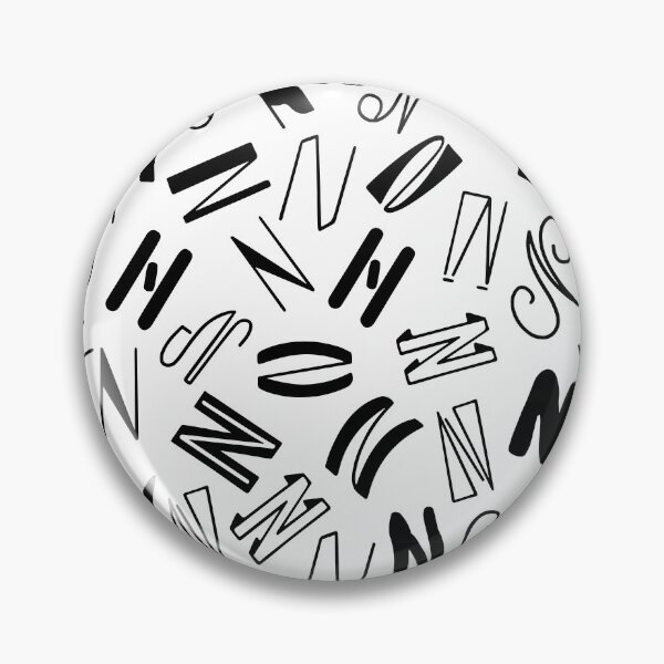 Item preview, Hand drawn Letter N pattern designed and sold by AusraB.