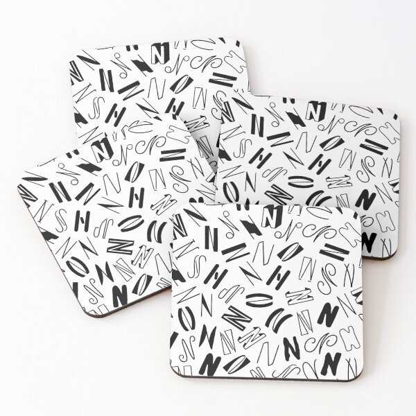 Item preview, Hand drawn Letter N pattern designed and sold by AusraB.
