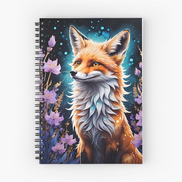Item preview, Purple Floral Mystic Fox designed and sold by Holisticfox.