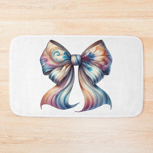 Item preview, Tiny Tie-Dye Bow designed and sold by Blink Art Studio.