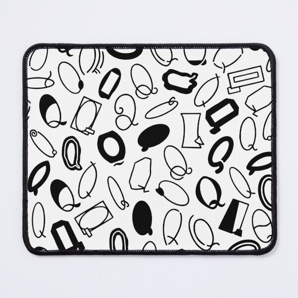 Item preview, Hand drawn Letter Q pattern designed and sold by AusraB.