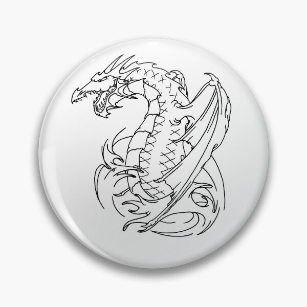 Item preview, Medieval Elemental Dragon designed and sold by ArtofRHMcClurg.