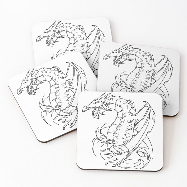 Item preview, Medieval Elemental Dragon designed and sold by ArtofRHMcClurg.