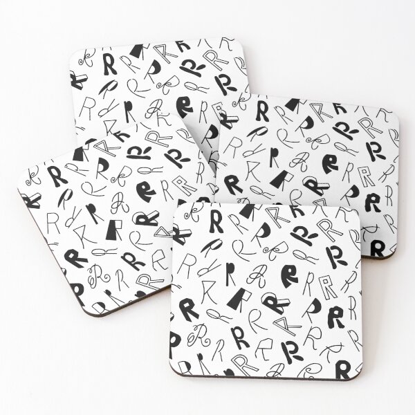 Item preview, Hand drawn Letter R pattern designed and sold by AusraB.