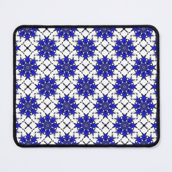 Item preview, Bizarre Geometric Seamless Pattern Blue Black White designed and sold by taiche.