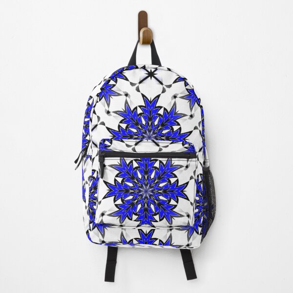 Item preview, Bizarre Geometric Seamless Pattern Blue Black White designed and sold by taiche.