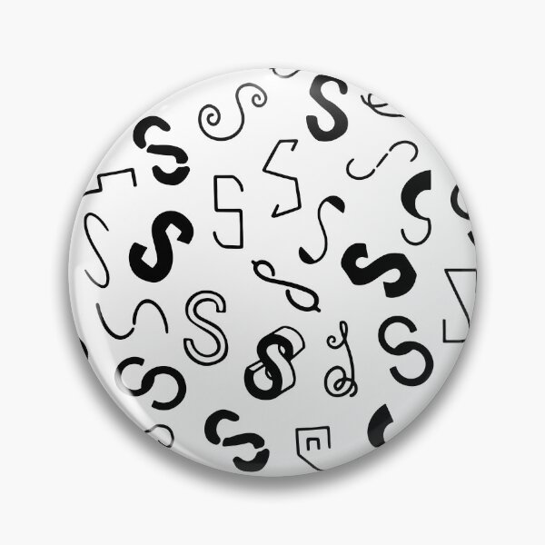 Item preview, Hand drawn Letter S pattern designed and sold by AusraB.