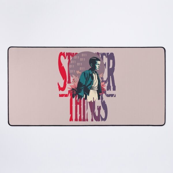 Item preview, STRANGER THINGS, Eleven (light pinkish beige background) designed and sold by bekksa.