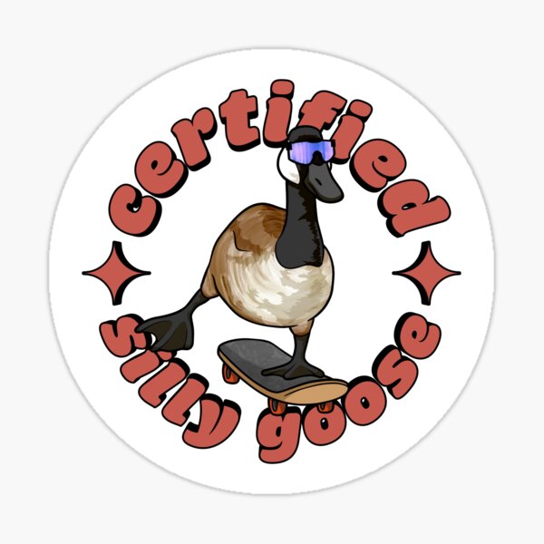 Artikel-Vorschau von Zertifizierte Silly Goose - Canada Goose, designt und verkauft von mez-draws.