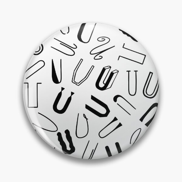 Item preview, Hand drawn Letter U pattern designed and sold by AusraB.