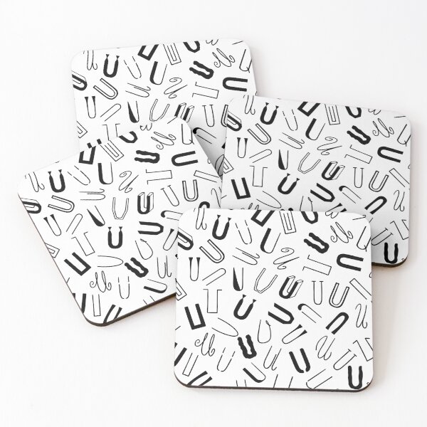 Item preview, Hand drawn Letter U pattern designed and sold by AusraB.