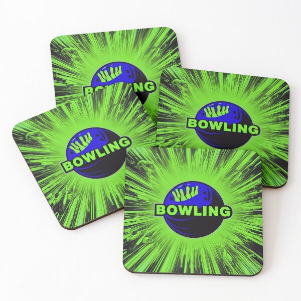 Item preview, Bowling Logo With A Bowling Ball And Pins designed and sold by TheArtOfPat.