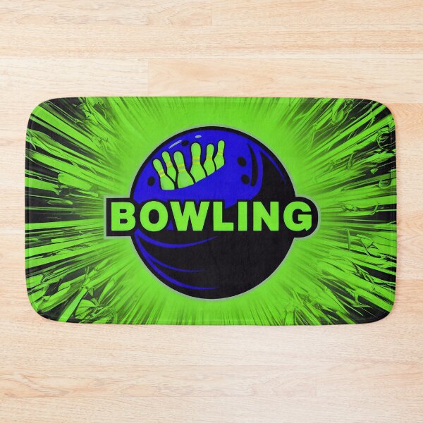 Item preview, Bowling Logo With A Bowling Ball And Pins designed and sold by TheArtOfPat.