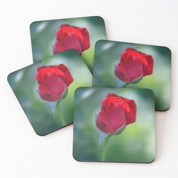Item preview, Red rose on nature background designed and sold by olena2552.