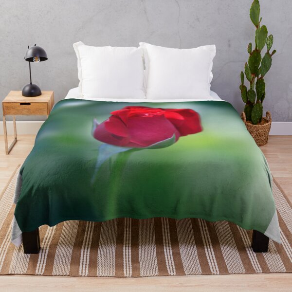 Item preview, Red rose on nature background designed and sold by olena2552.