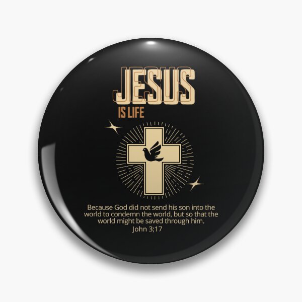 Item preview, Jesus is life, Salvation in Christ. designed and sold by Virtuousvogue.
