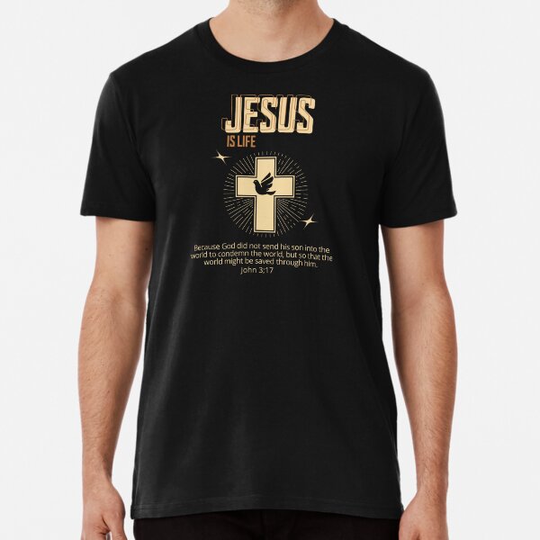 Item preview, Jesus is life, Salvation in Christ. designed and sold by Virtuousvogue.