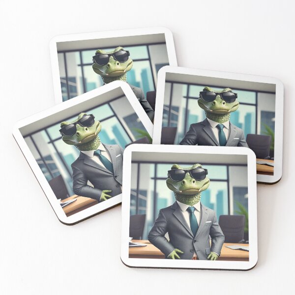 Item preview, Alligator CEO Cartoon designed and sold by DesignsByElias.