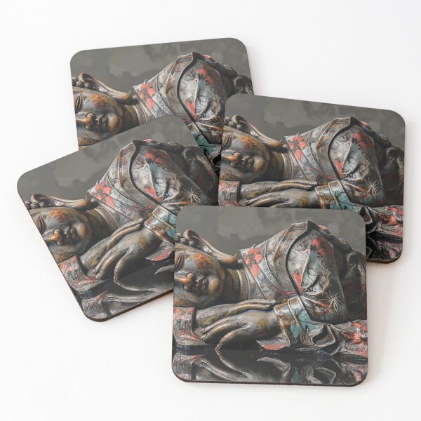 Item preview, Boeddha met kleurrijke reflecties designed and sold by DeMuurdecoratie.