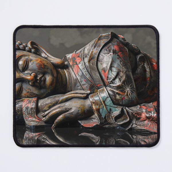 Item preview, Boeddha met kleurrijke reflecties designed and sold by DeMuurdecoratie.
