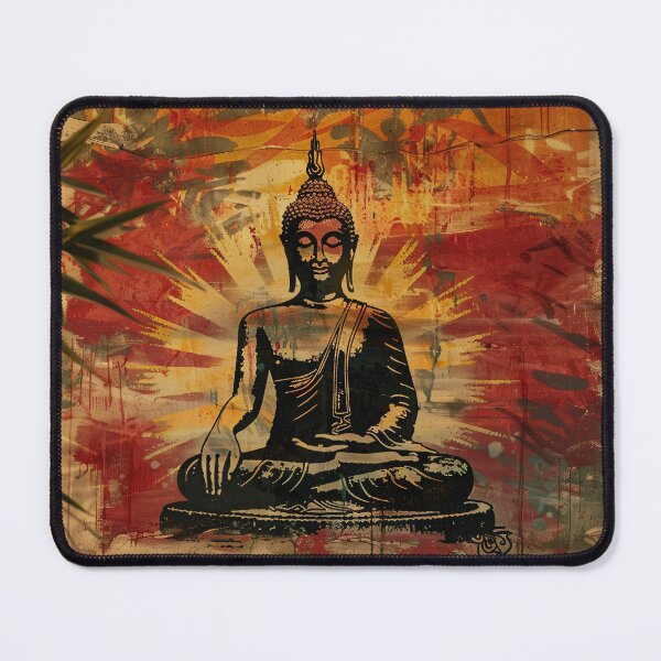 Item preview, Moderne Boeddha Graffiti Kunst designed and sold by DeMuurdecoratie.