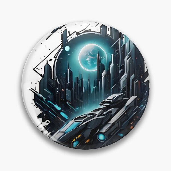 Item preview, Galactic metropolis and high-tech space shuttle designed and sold by MeshesBerlin.