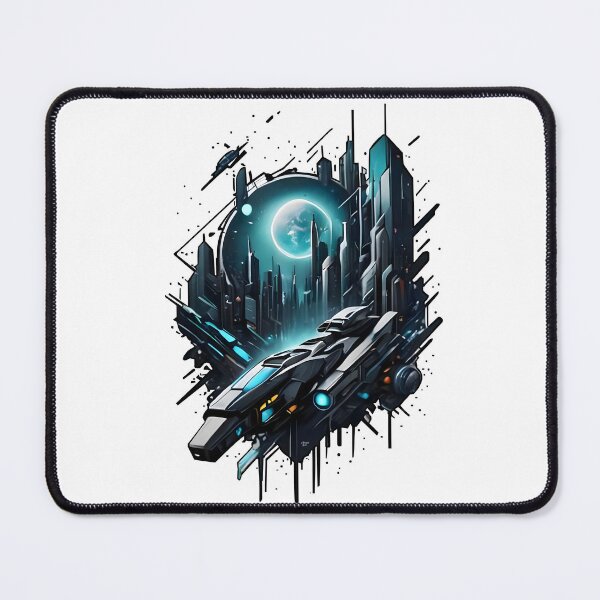 Item preview, Galactic metropolis and high-tech space shuttle designed and sold by MeshesBerlin.