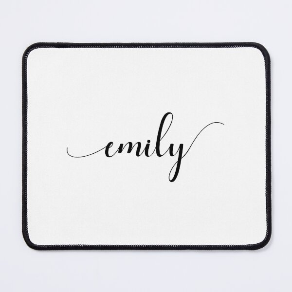 Item preview, Emily - Custom name on delicate black cursive font designed and sold by To the Lua.