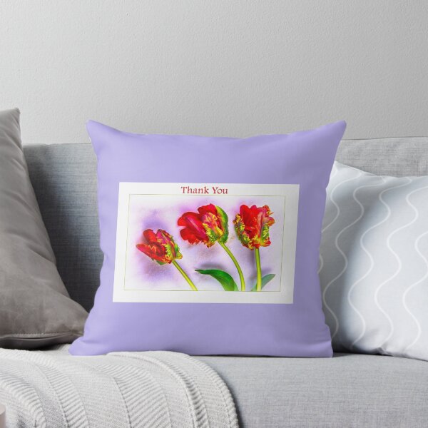 Item preview, Gracias con llamativos tulipanes franceses designed and sold by daphsam.