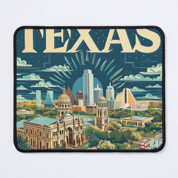 Item preview, Texas City Art designed and sold by nomiraclehere.