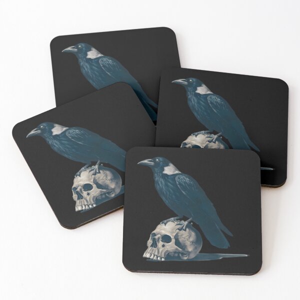 Item preview, Skull and Crow designed and sold by Haunting Visions.