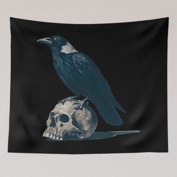 Item preview, Skull and Crow designed and sold by Haunting Visions.